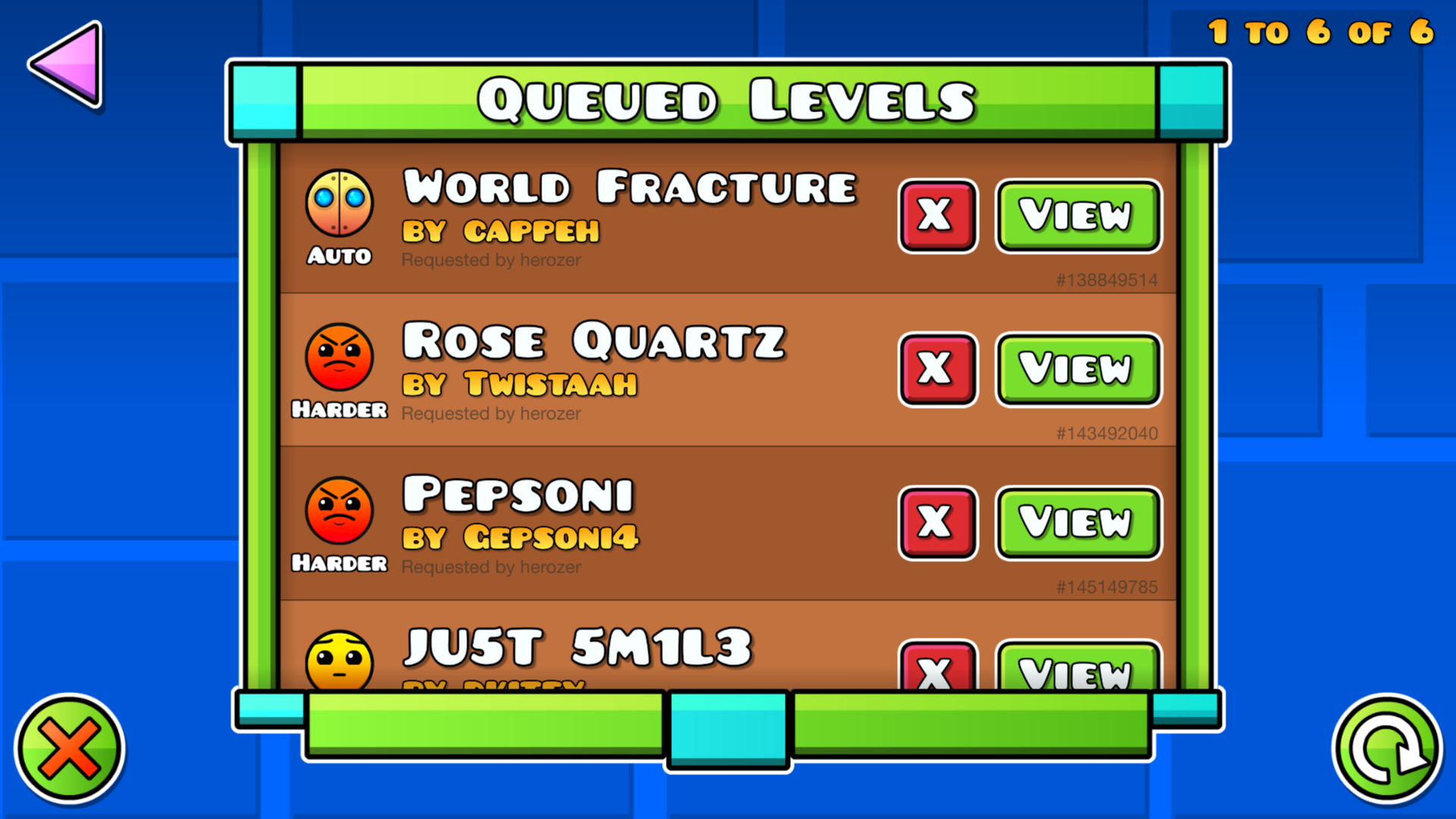 Formula request queue